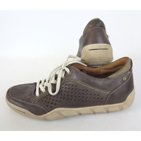 ecco soft perforated fashion sneaker